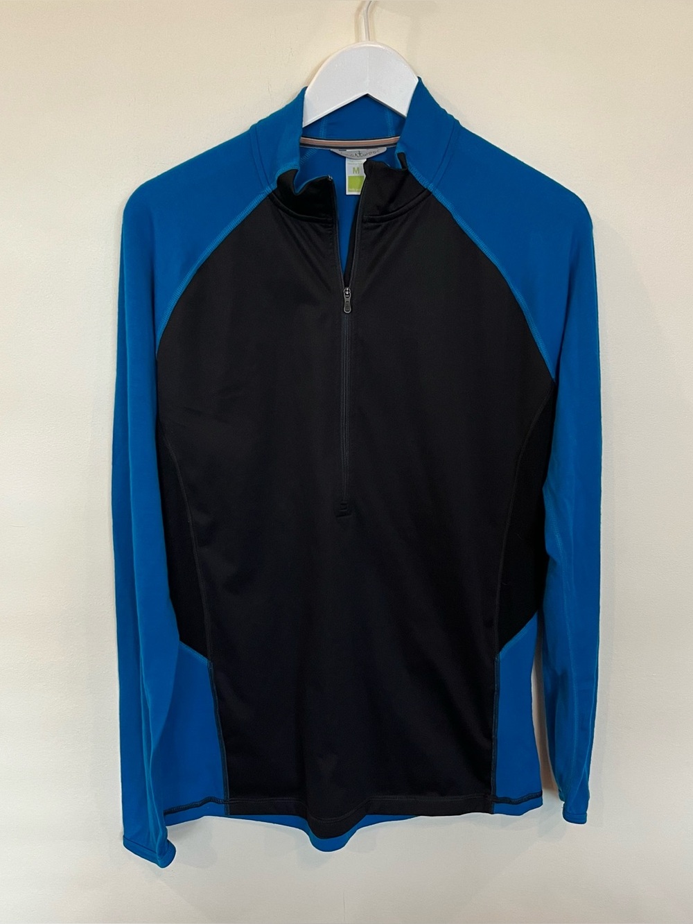 Smartwool Mens PhD Wind 1/2 Zip Pullover Merino Wool Long Sleeve Medium SL520